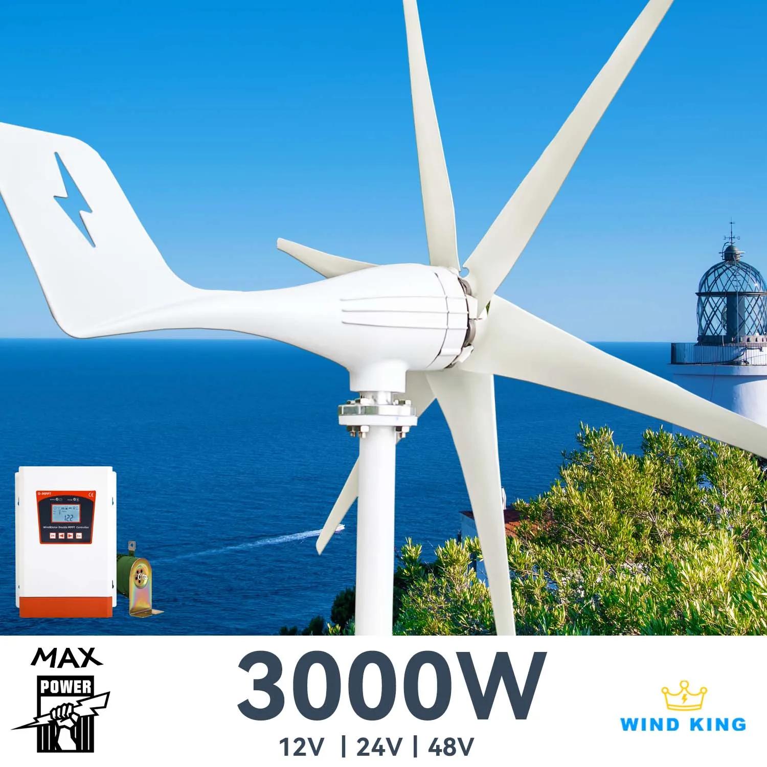 WindKing ǳ ͺ  ǳ, MPPT ̺긮 ¾翭  ý, ,  6  ̵, 3000W, 3kw